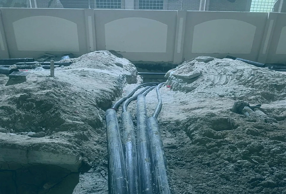 Infrastructure alignment pipelines layout pit